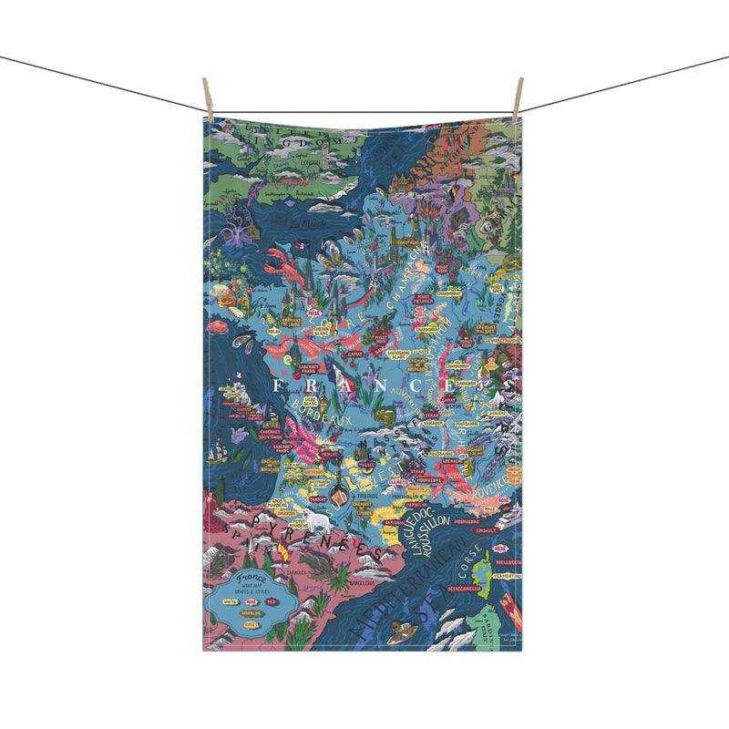 Kitchen towel - France Wine