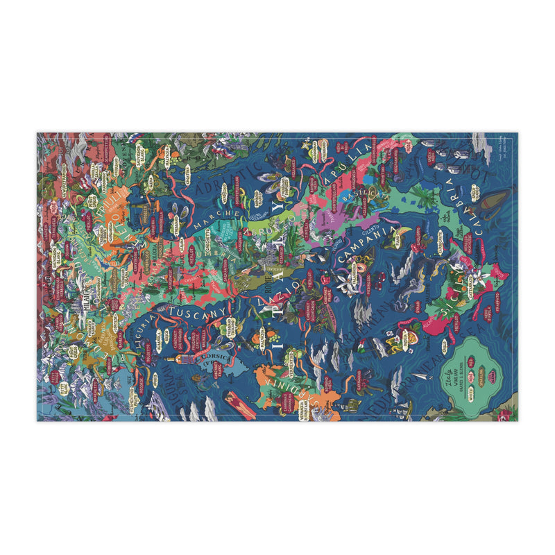 Kitchen towel - Italian wine