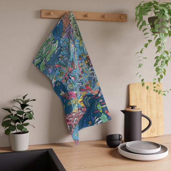 Kitchen towel - France Wine