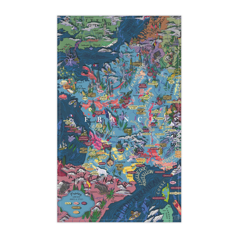 Kitchen towel - France Wine