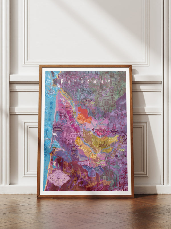 Bordeaux Wine Poster