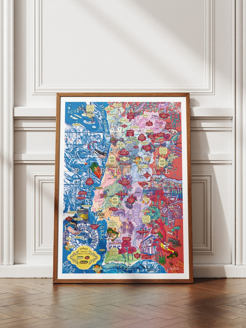 Portugal Wine Poster