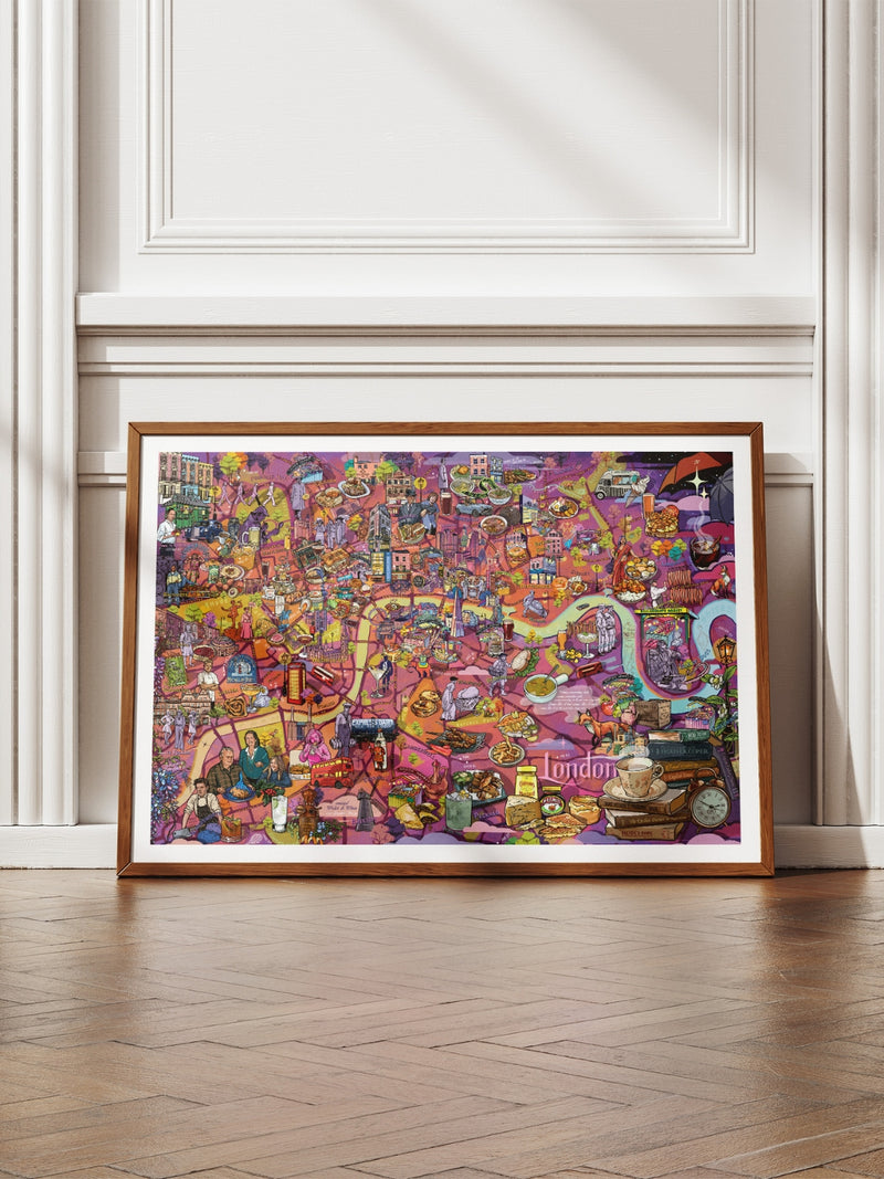 London Gourmet Poster