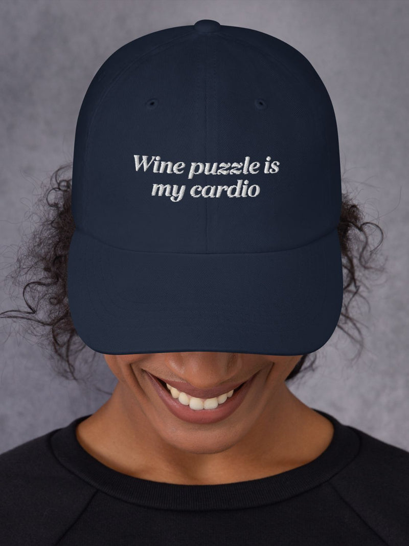 Wine puzzle lover cap