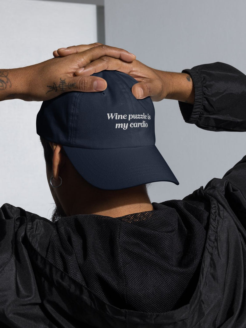 Wine puzzle lover cap