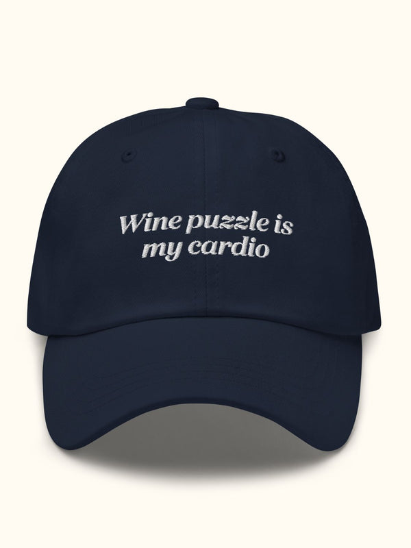 Wine puzzle lover cap