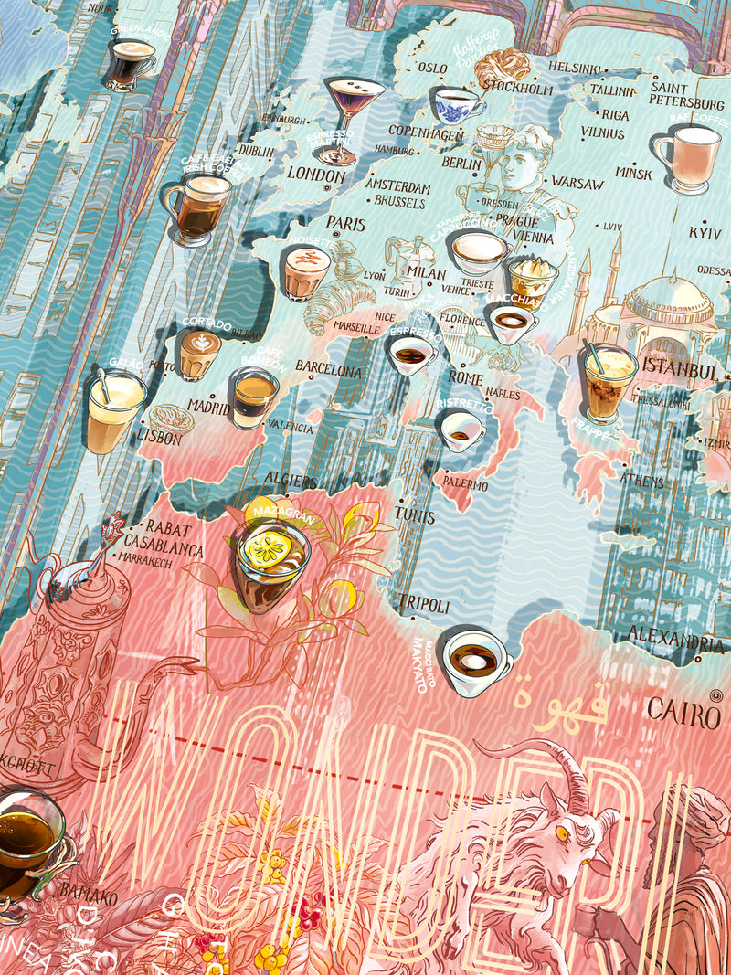 World of Coffee Poster