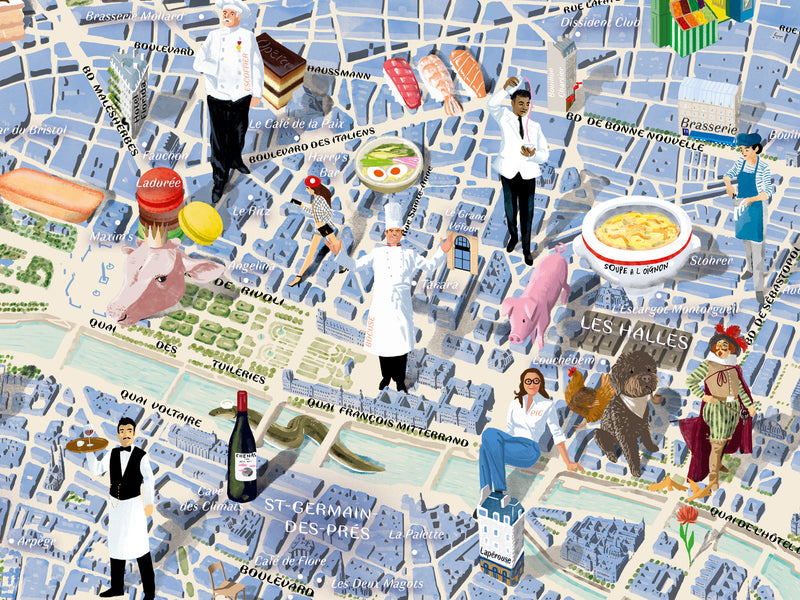 Paris Gourmet Poster