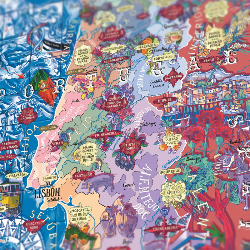 Portugal Wine Poster